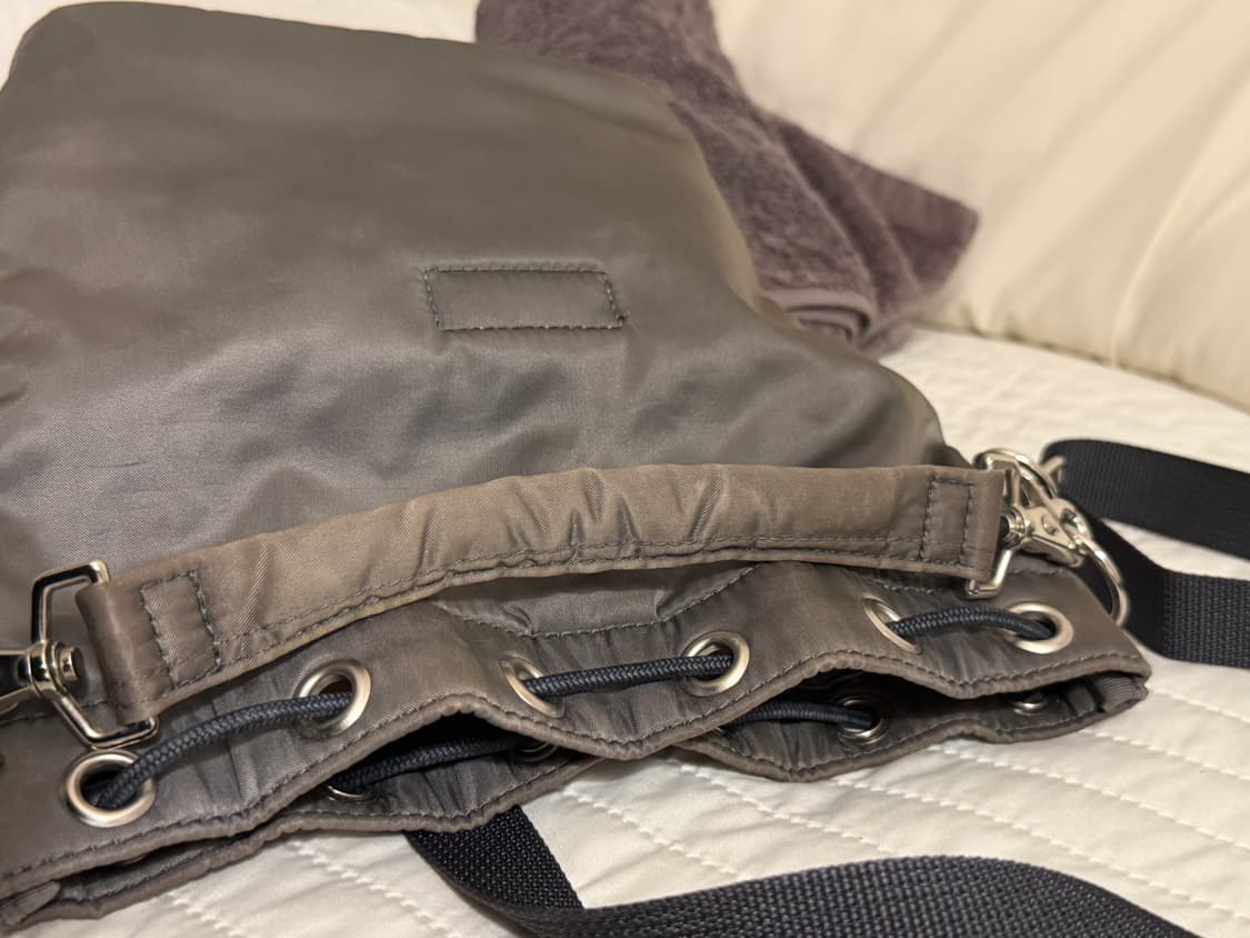 요시다포터 벌룬삭 복조리백 실버 상품이미지4