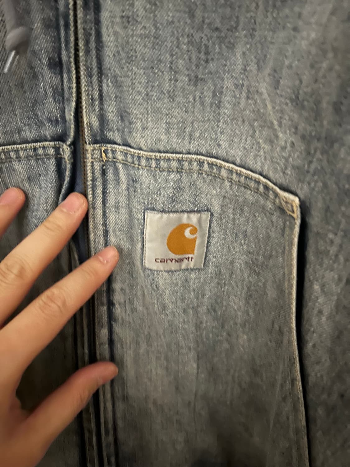 칼하트WIP 데님 액티브 자켓 상품이미지8