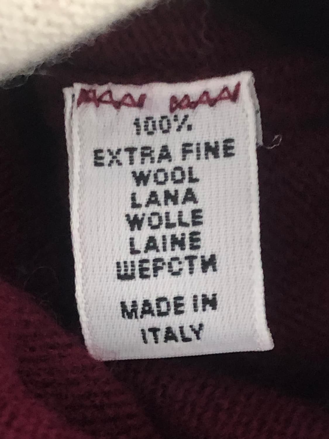 BALLANTYNE(발란타인) 아가일패턴 울 니트 스웨터 상품이미지8