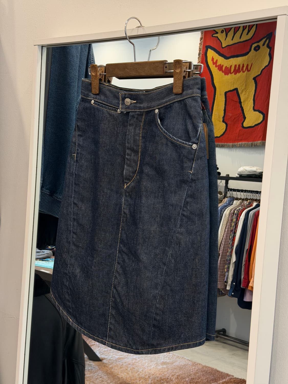 00s Levis 리바이스 엔지니어드 데님 스커트 (26inch) 상품이미지1