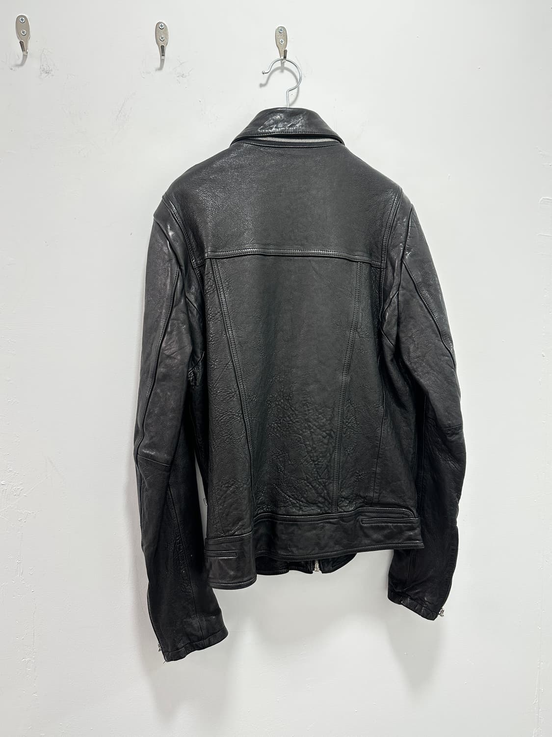 ITALY sheepskin gimmick multi zipper lea 상품이미지9