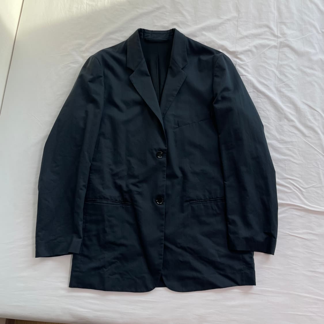 르메르 실크 포플린 3PS 셋업 다크네이비 상품이미지2