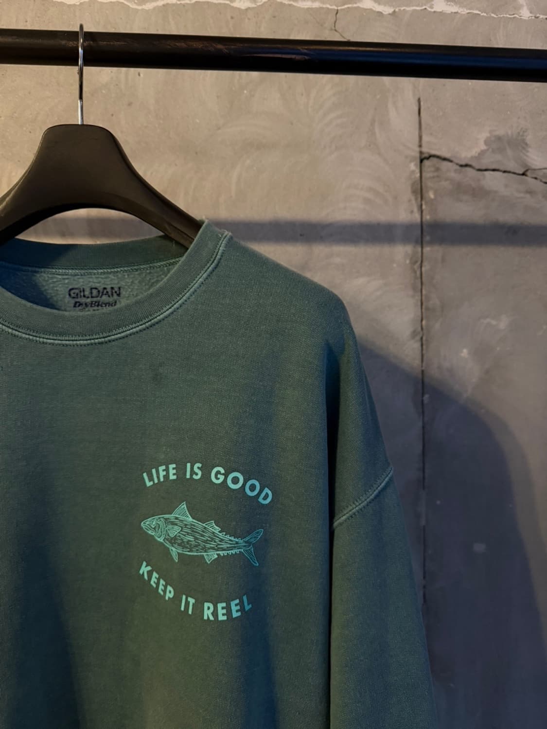 길단 피그먼트 다이드 맨투맨 100 상품이미지5