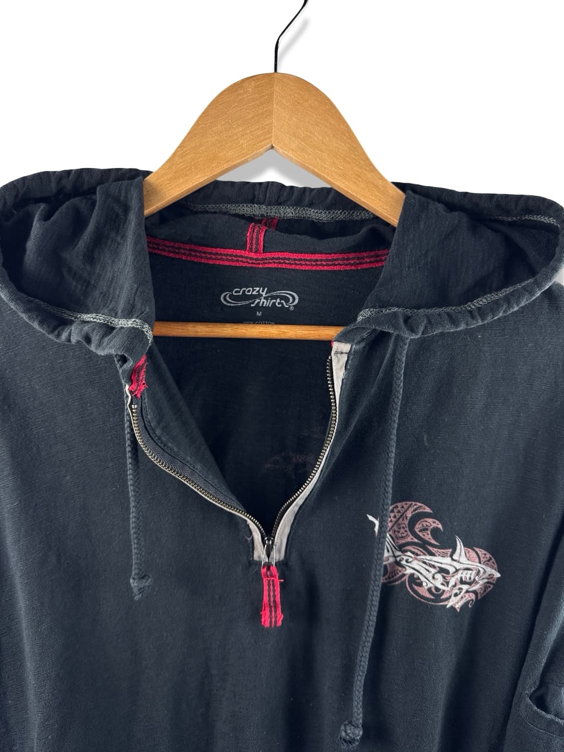 JPN Y2K 하와이안 프린팅 후드집업1823 상품이미지3