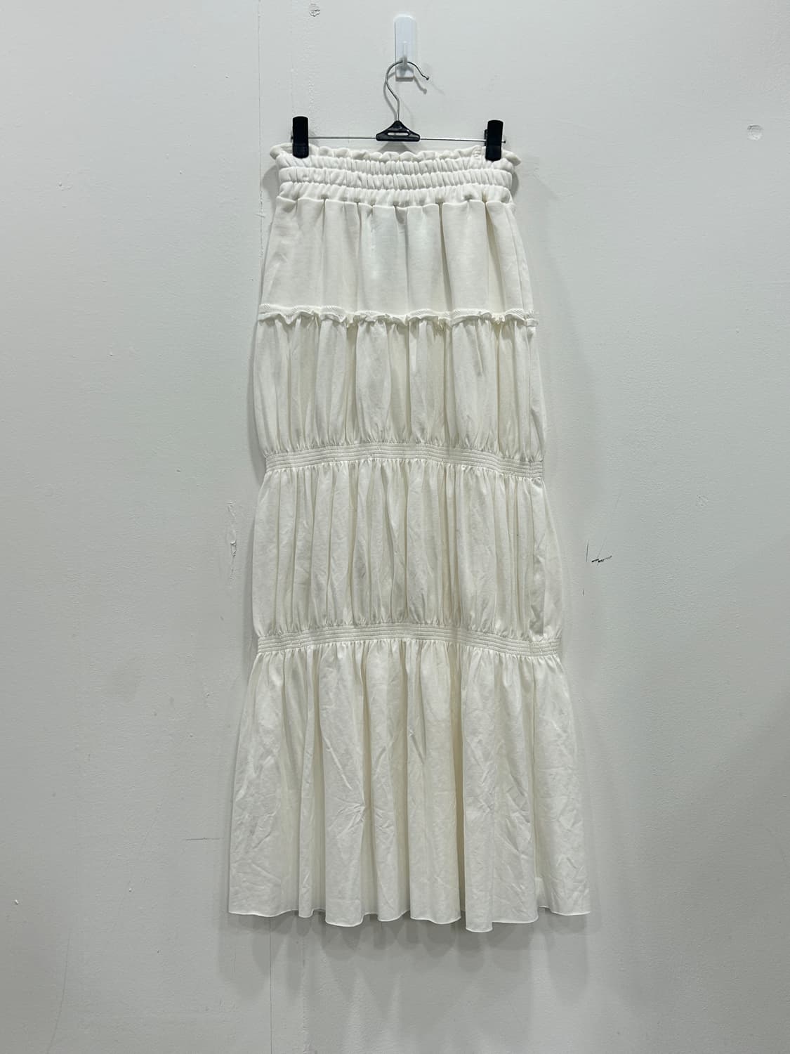 새상품 오드원아웃 코튼 프릴 롱스커트 odd one out 상품이미지5