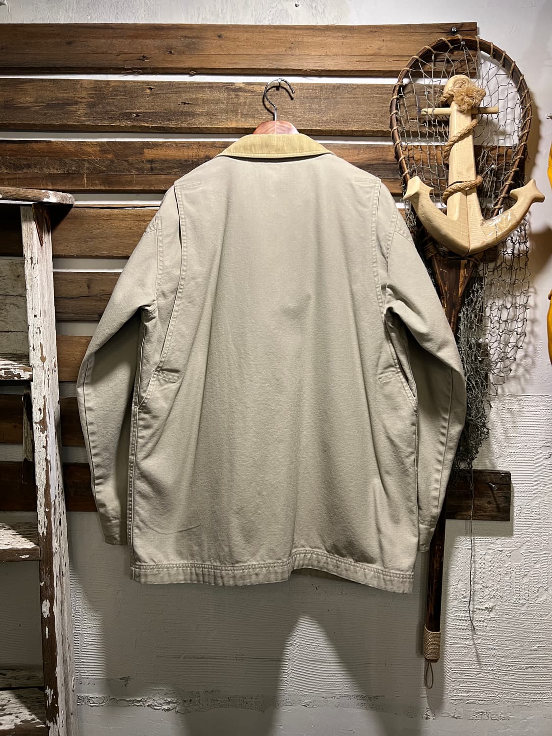 [L]L.L.Bean USA 엘엘빈 체크 라이닝 아이보리 헌팅 자켓 상품이미지8