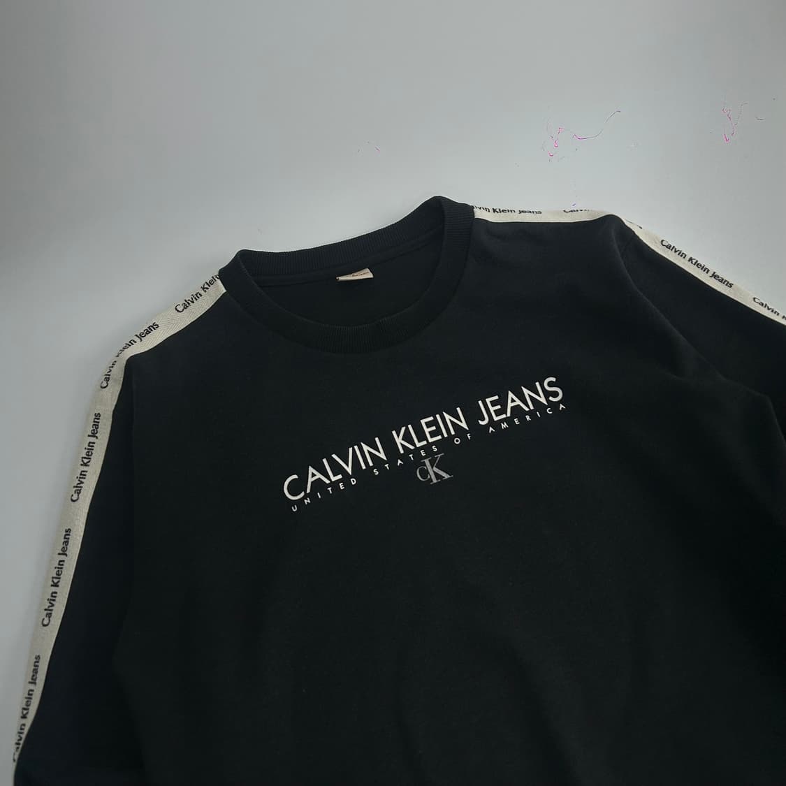 Calvin klein jeans 트랙 맨투맨 상품이미지4