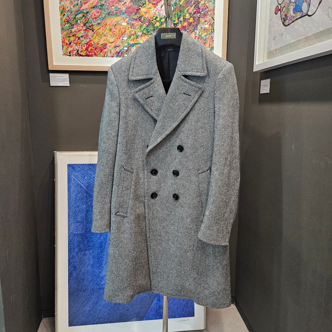 톰포드 더블브레스티드 헤링본 신상 코트 상품이미지2