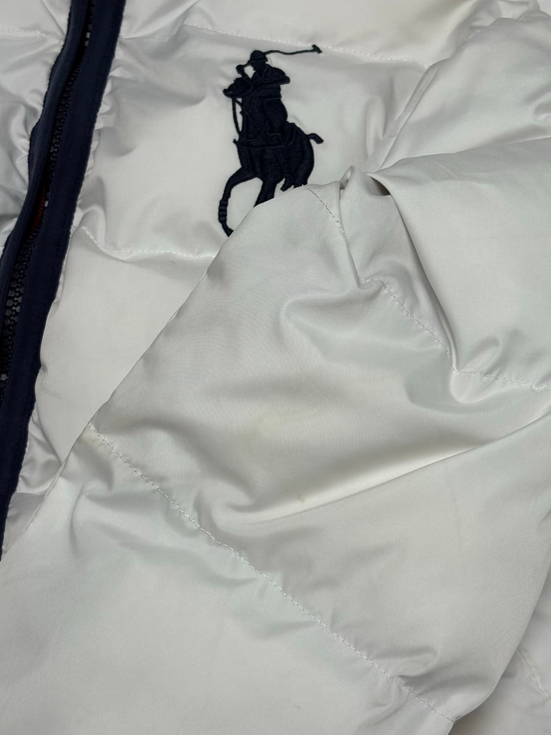 폴로 빅포니 프랑스 패딩 화이트 (유일매물) 상품이미지8
