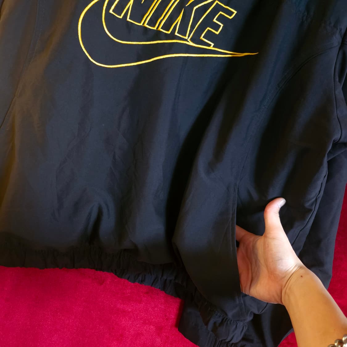 나이키(Nike) 90's in USA 빅로고 브이넥 웜업 XL size 상품이미지4