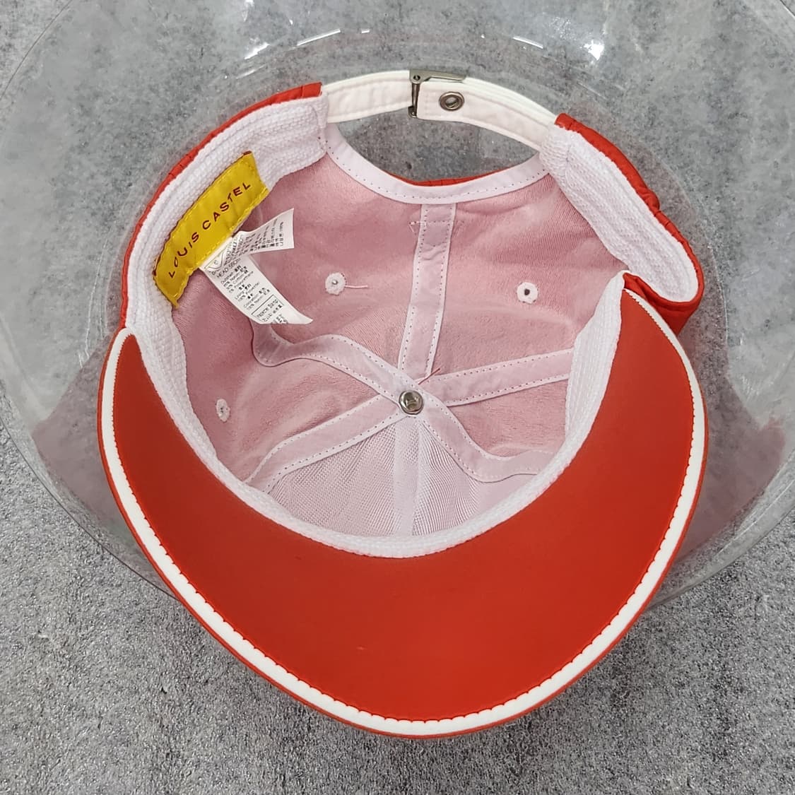 루이까스텔 정품 다크오렌지 골프캡 56cm 상품이미지7