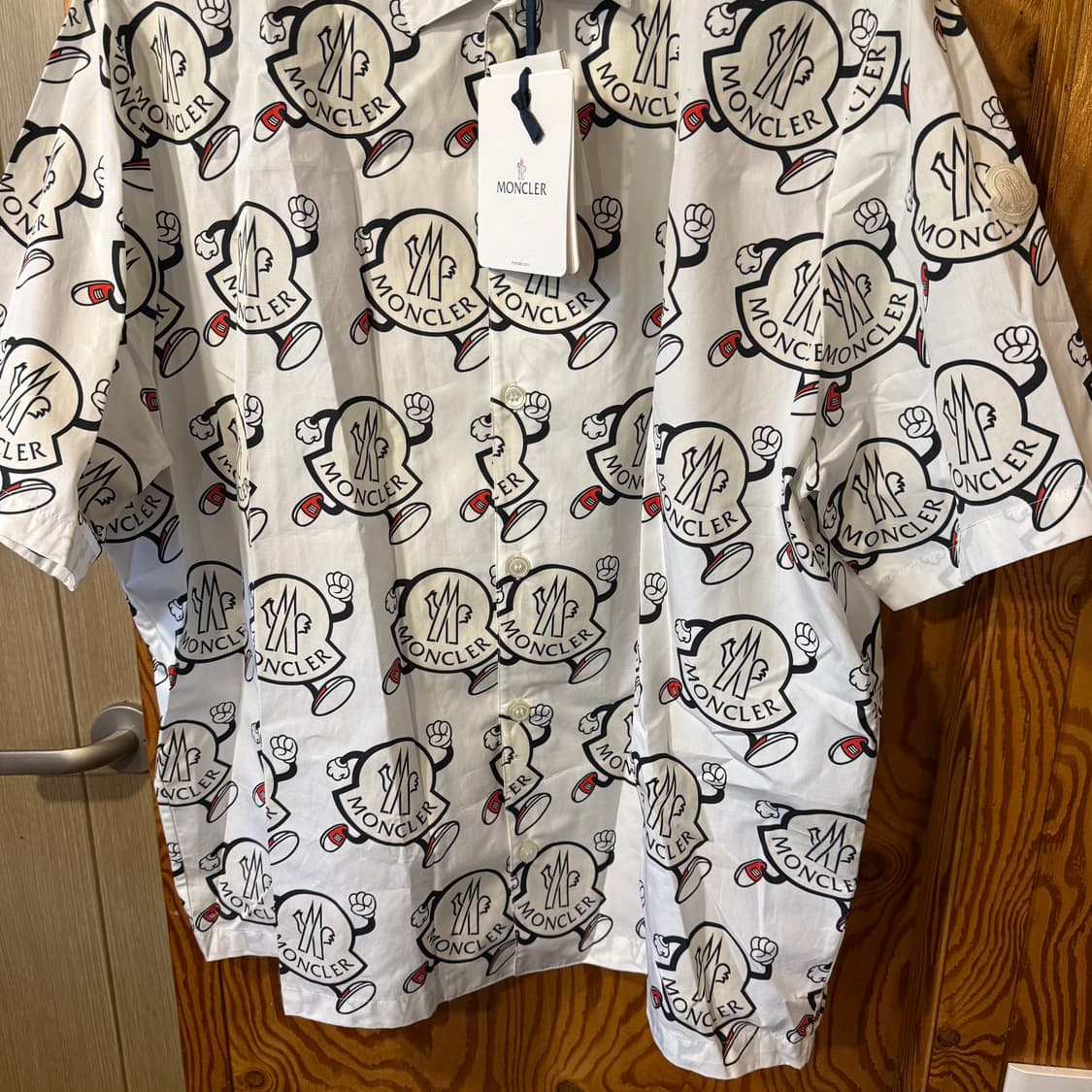 몽클레어 X 키스(kith) 콜라보 하와이안 셔츠 새상품 상품이미지4