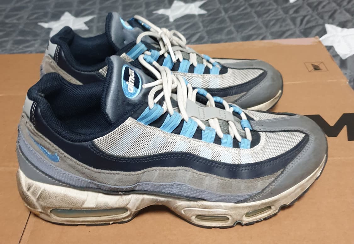 나이키 에어맥스95 쿨그레이 유니버시티 블루 옵시디언 (270) 상품이미지1