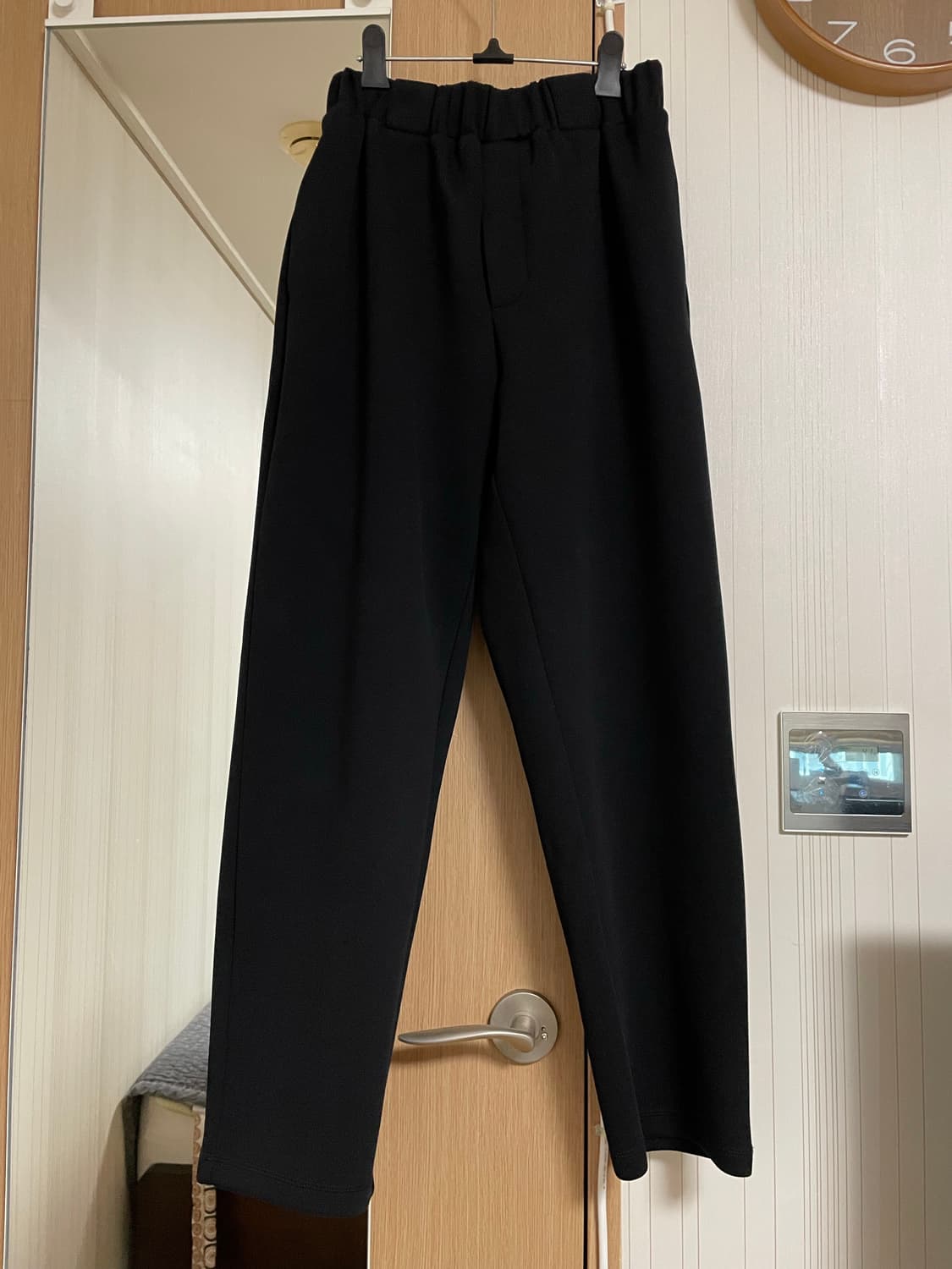 렉토 25SS 와이드 밴딩 루즈핏 스웻팬츠 블랙 상품이미지3