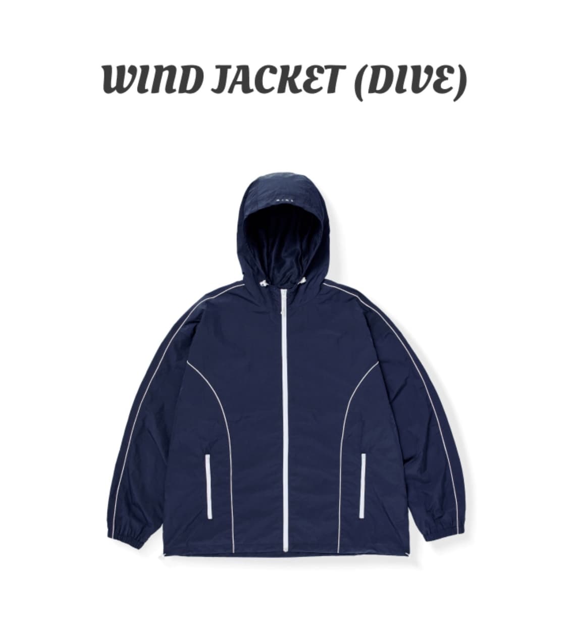 S BTS Dive Wind Jacket Navy 상품이미지1
