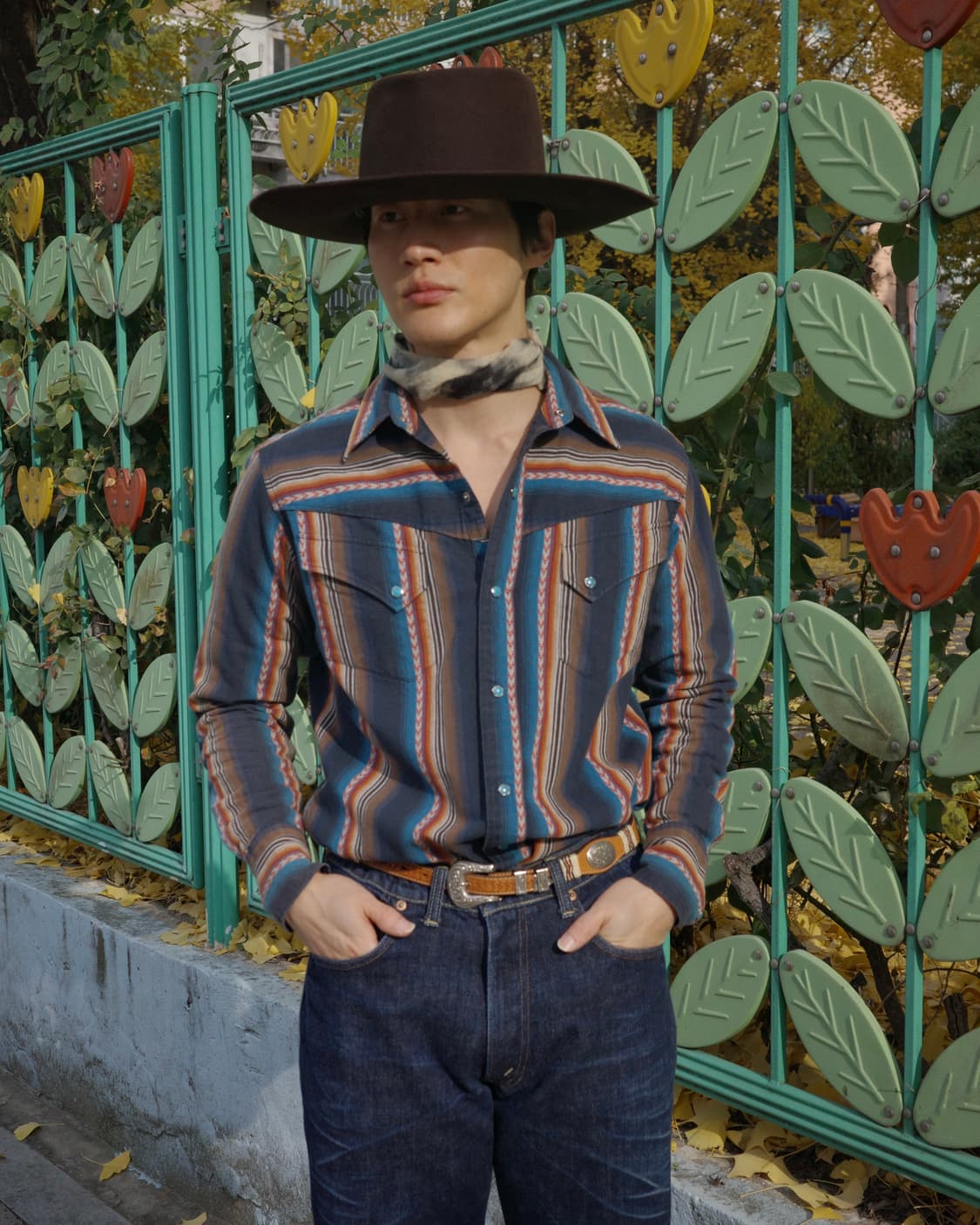 토요엔터프라이즈 인디언모터사이클 사우스웨스턴 웨스턴 셔츠 상품이미지6