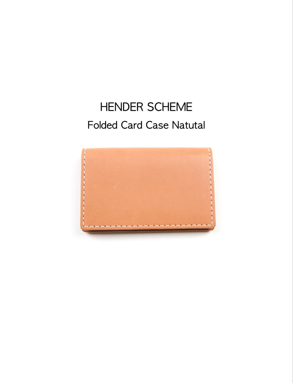 Hender Scheme 폴디드 카드 케이스 내추럴 상품이미지1