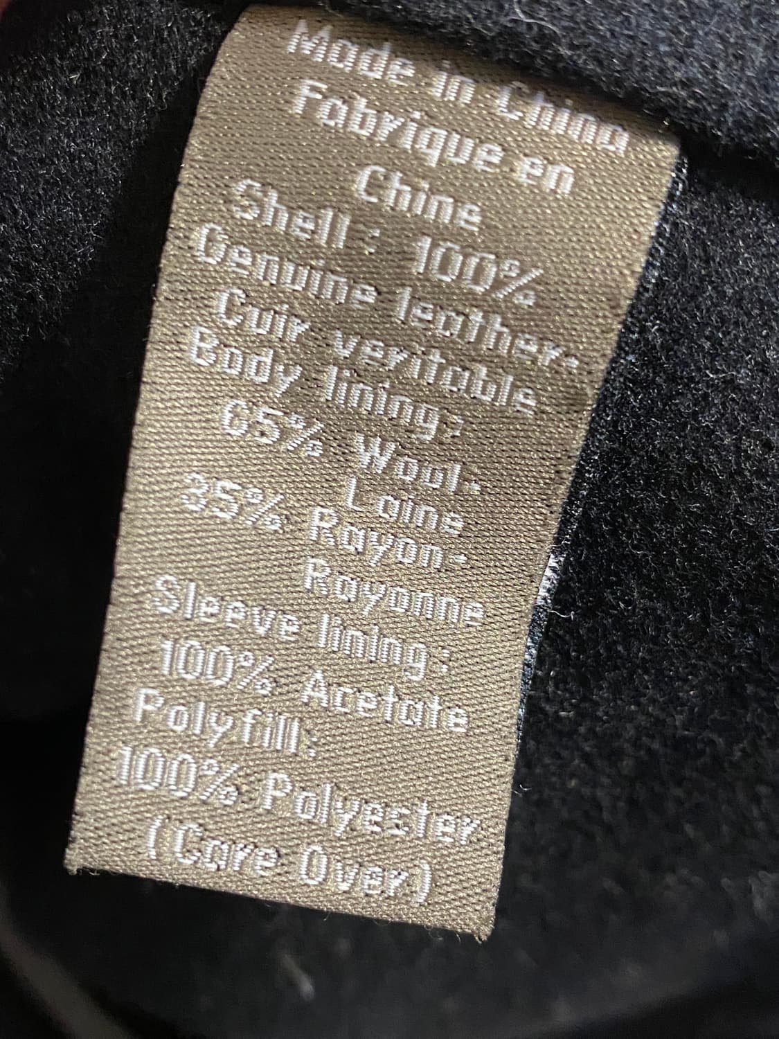 캘빈클라인 가죽 더블 자켓 상품이미지7