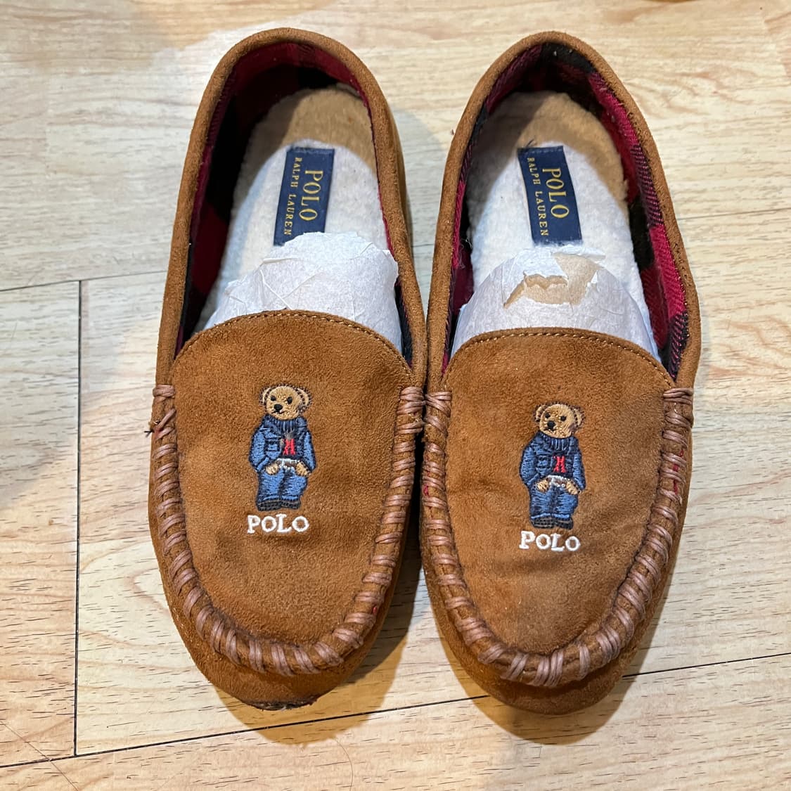 (240mm) 정품 폴로 곰돌이 모카신 상품이미지3