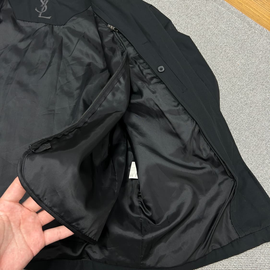 (내피포함)입생로랑 폴리쉘 블루종(95) 상품이미지8