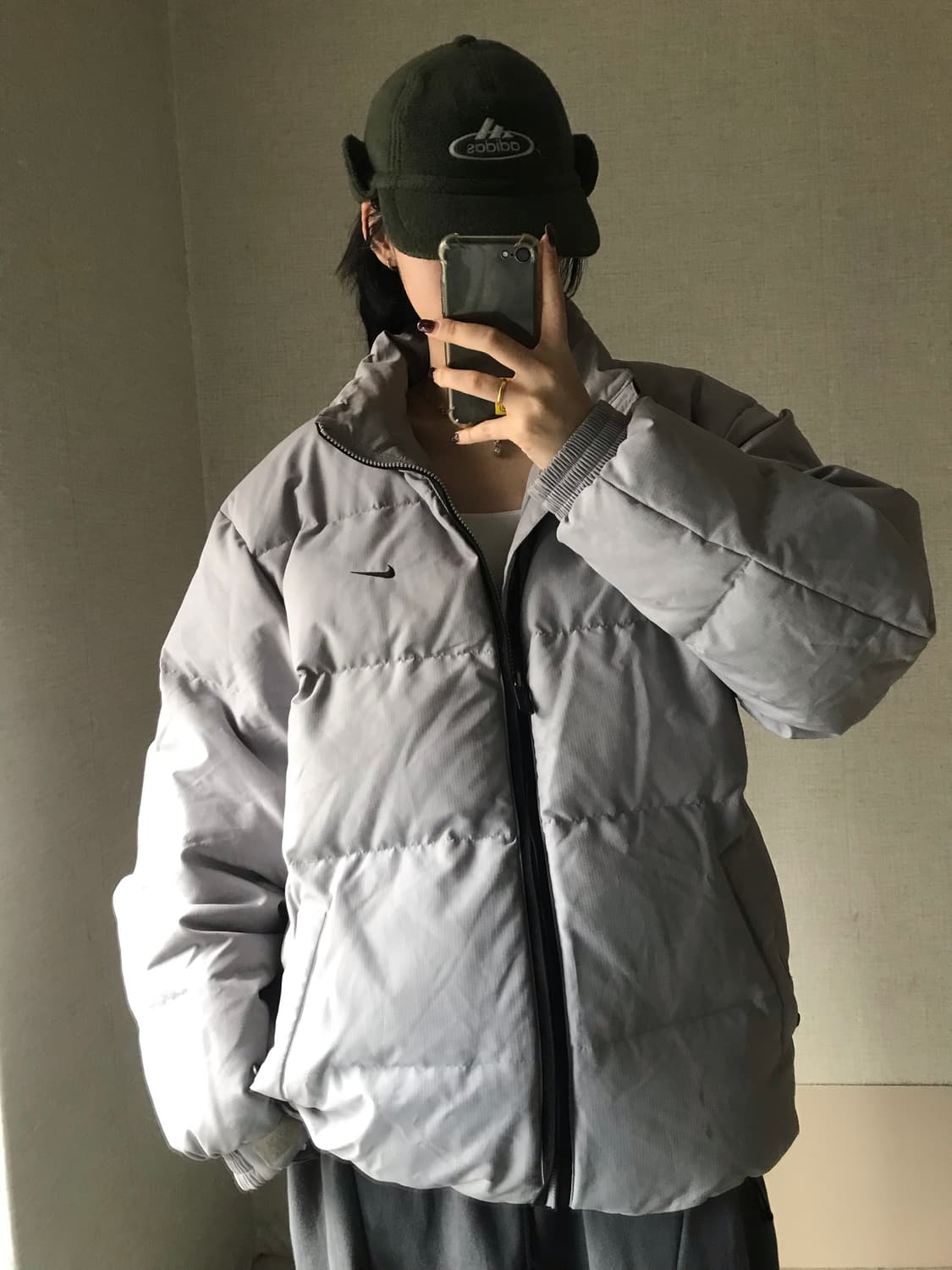 나이키 00s 연그레이 패딩 상품이미지4