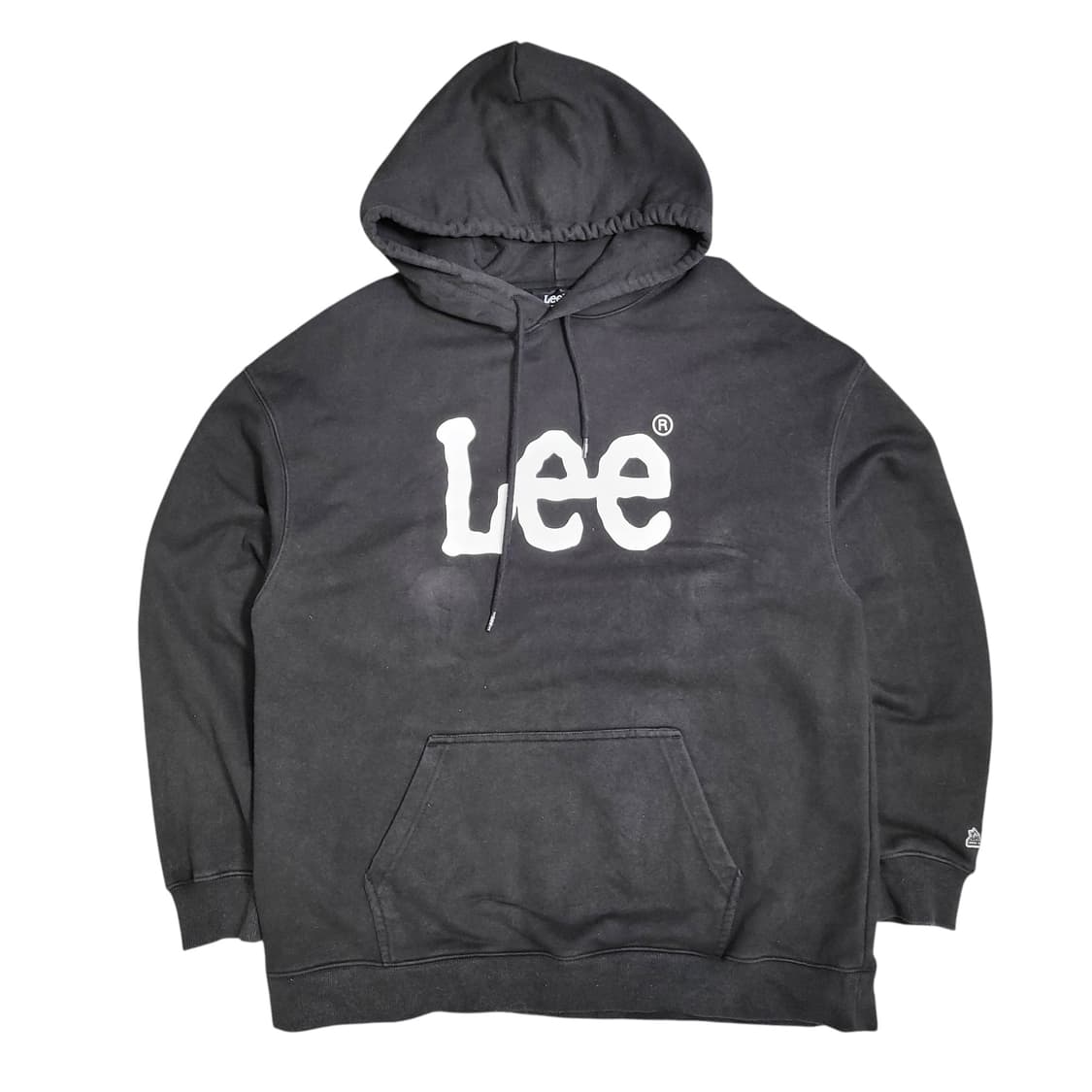 Lee 리 빅로고 블랙 후드 상품이미지1