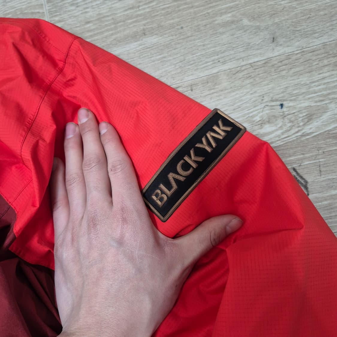 블랙야크 야크테크 사이드 박스로고 바람막이 자켓 XL(105) 상품이미지5