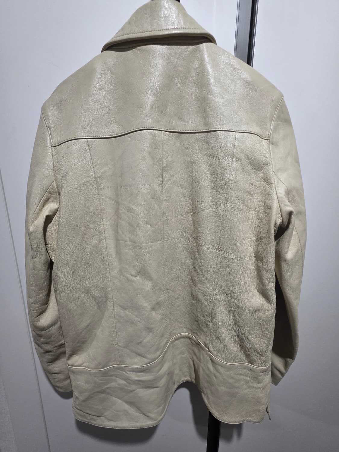 Lio Bell 아이보리 퀼팅 양가죽 자켓 55 상품이미지2