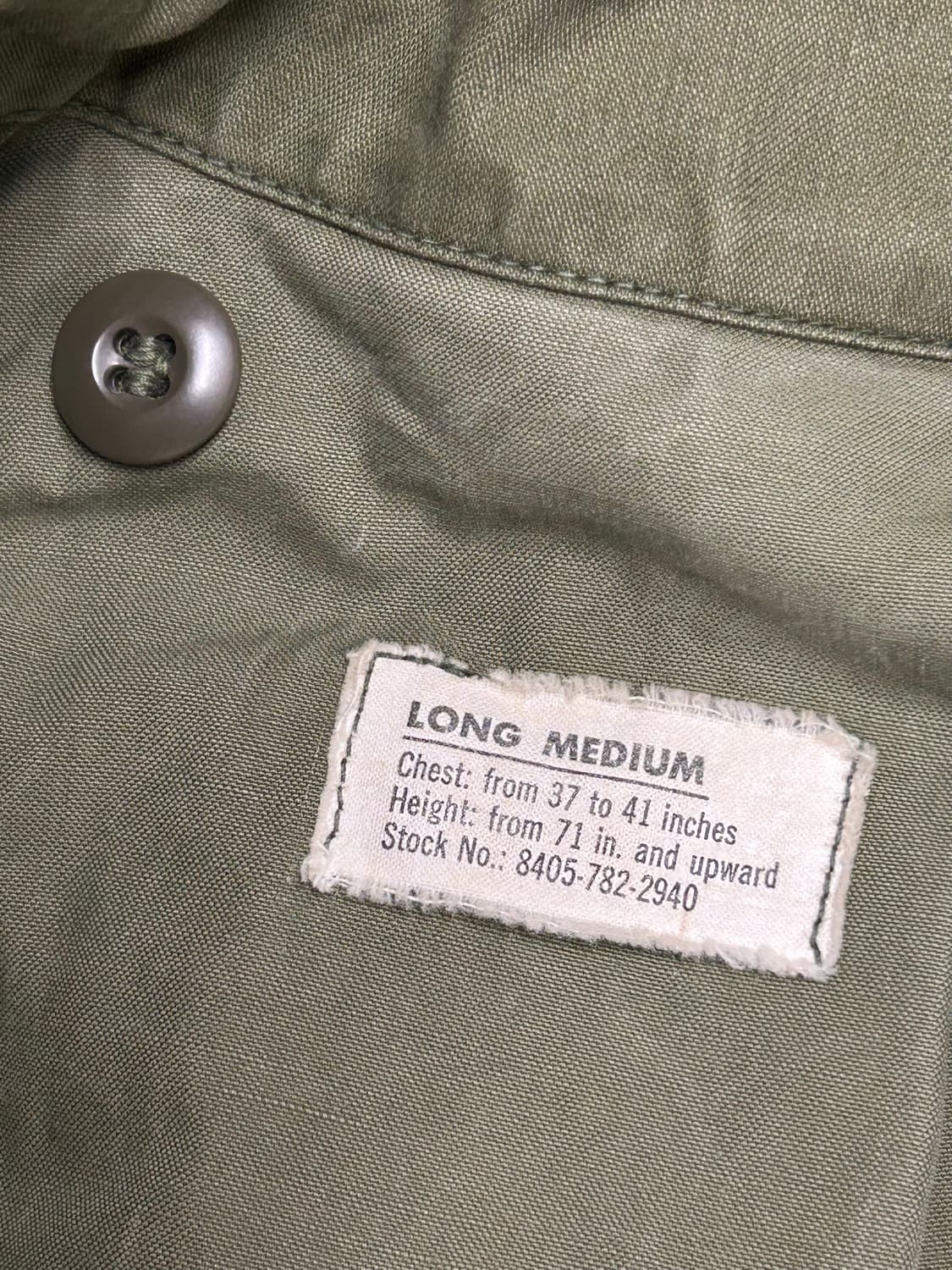 60's 미군 오리지날 M-65 필드 자켓(M-L) 상품이미지7