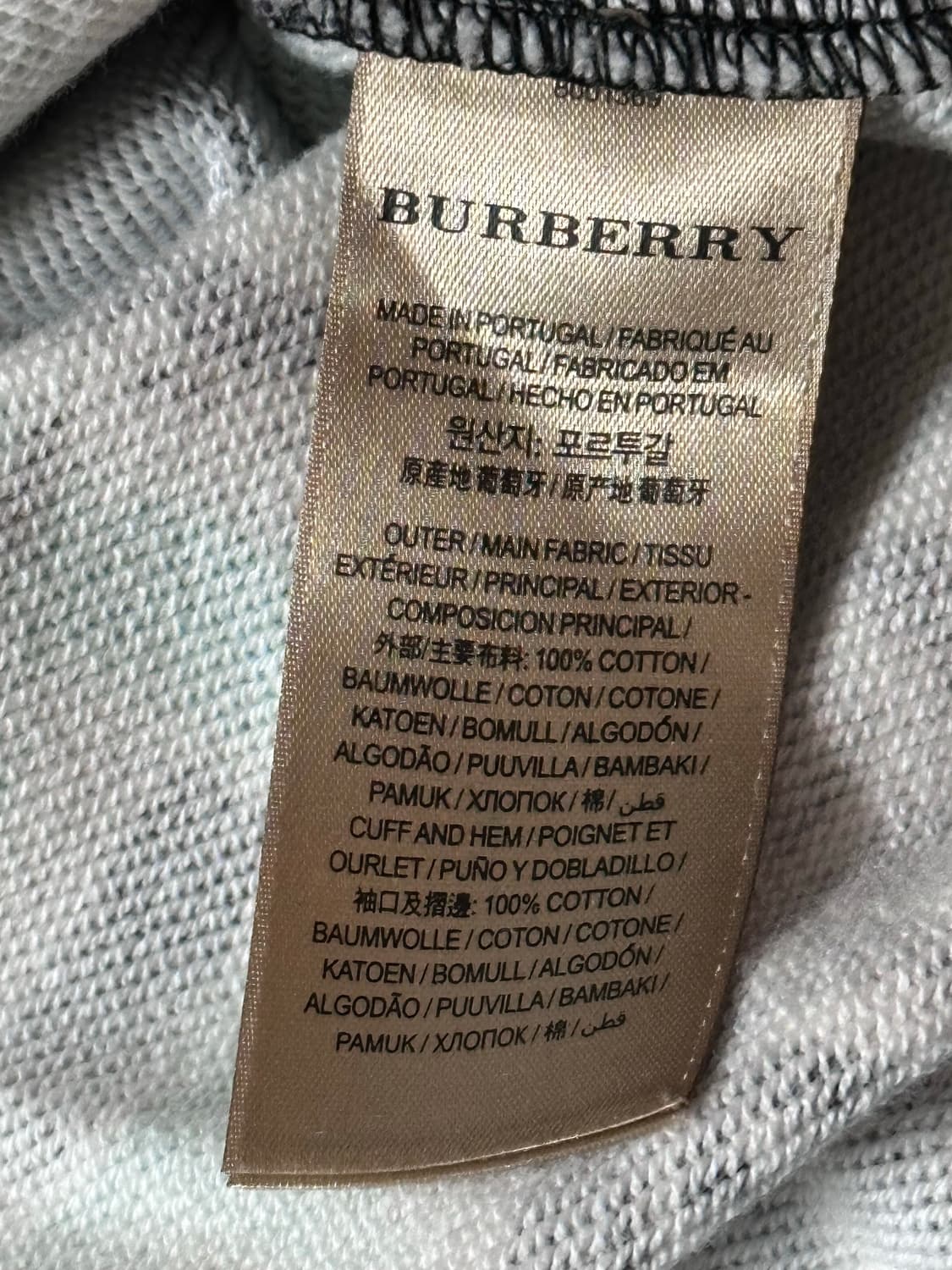 버버리 18FW 해링턴 브라이트 팝그래피티 멀티로고 후드티 상품이미지9