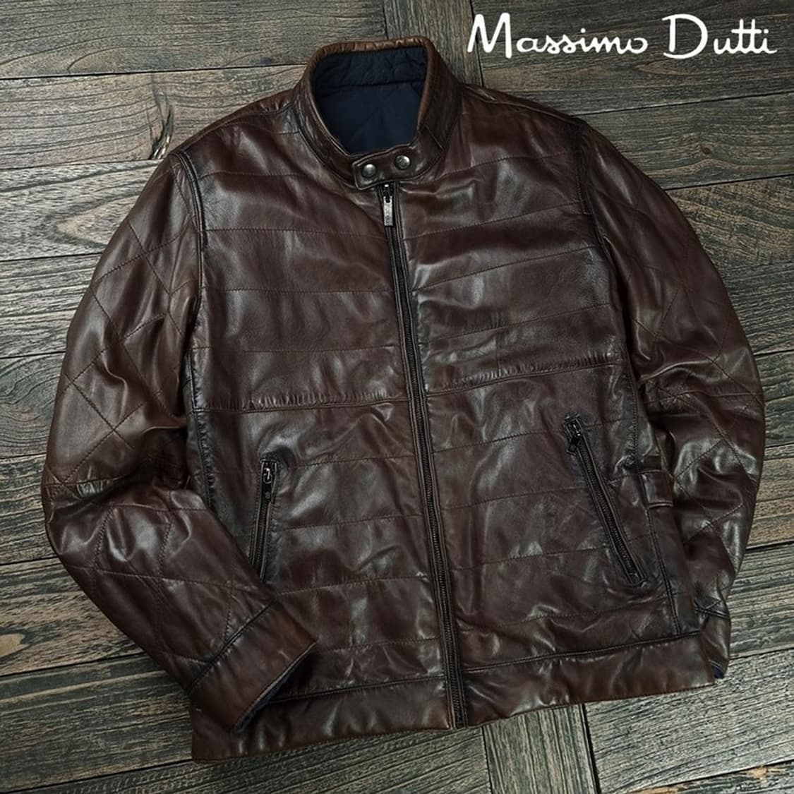 [마시모두띠] 리버시블 양면 램스킨 양가죽 자켓 M19103 상품이미지1