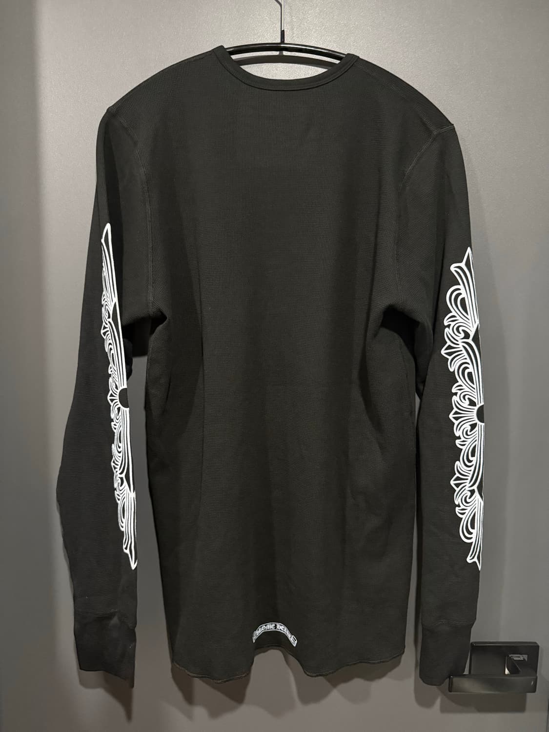 (XXL) 크롬하츠 홀스슈 로고 와플 써멀 플로랄 롱슬리브 티셔츠 상품이미지2