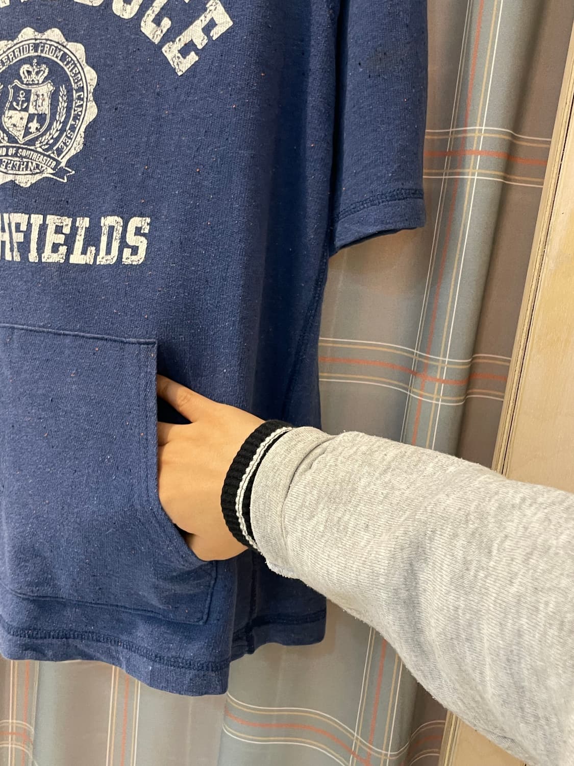 일본빈티지 모리걸 반팔후드 상품이미지3