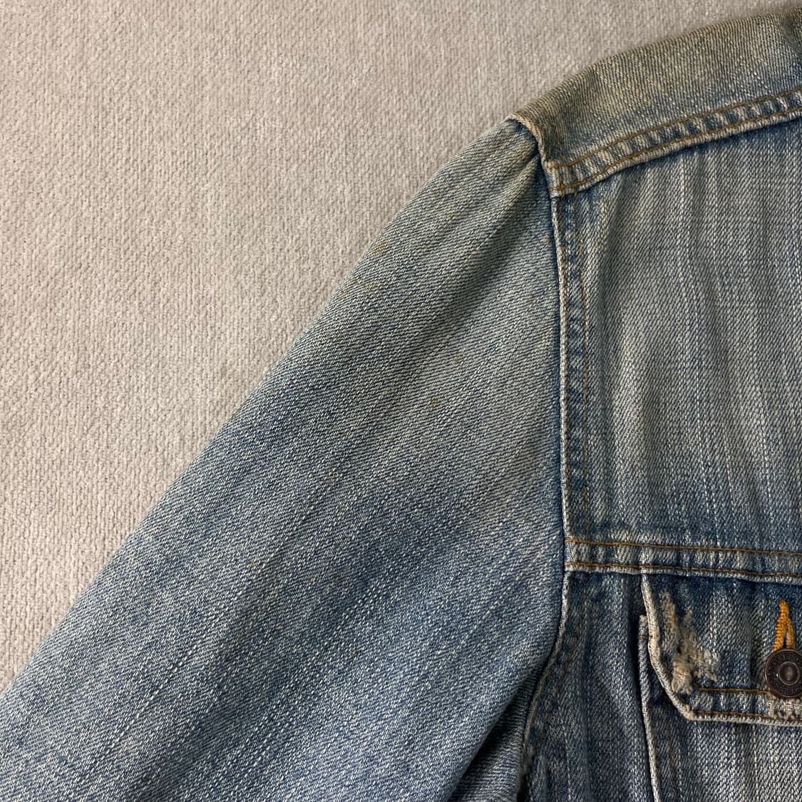 95 리바이스 00s 일본판 워시드 데님 자켓 상품이미지5
