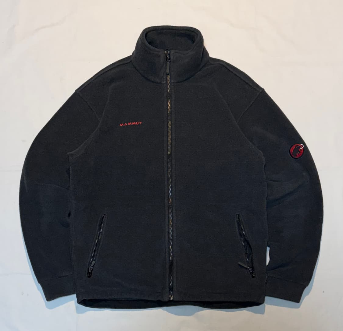 마무트 폴라텍 플리스 집업 자켓 딥 차콜 블랙 상품이미지1