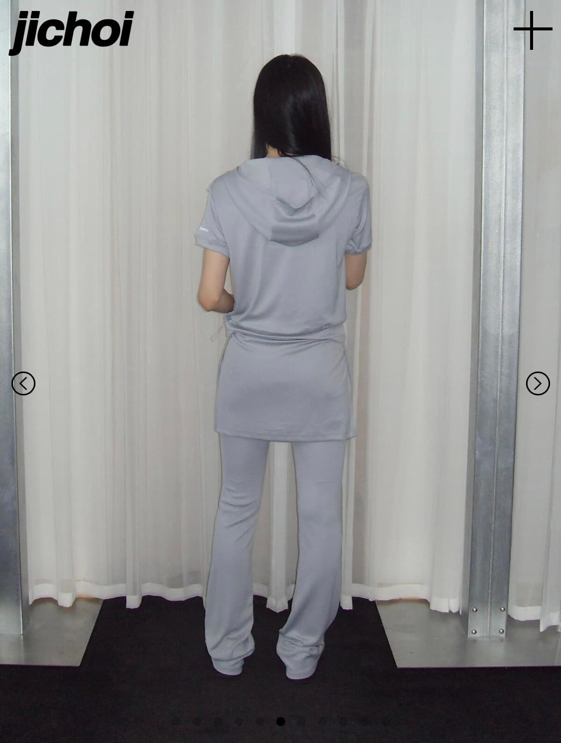 지초이 24-004 hooded sleeveless (whisper) 상품이미지2