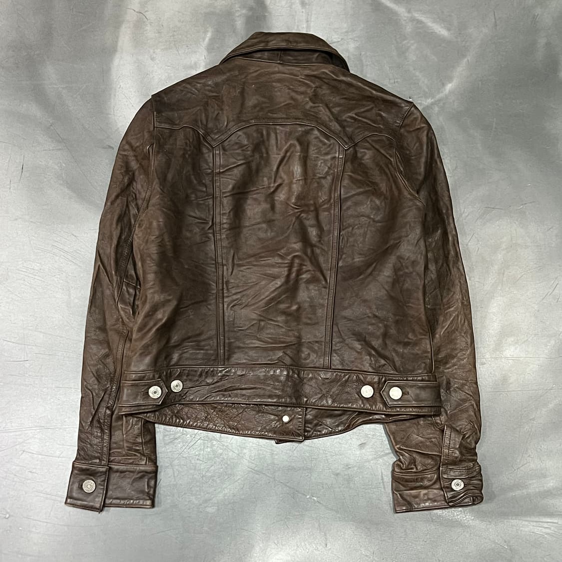  올드 갭 리얼레더 트러커 자켓 y14983 상품이미지2