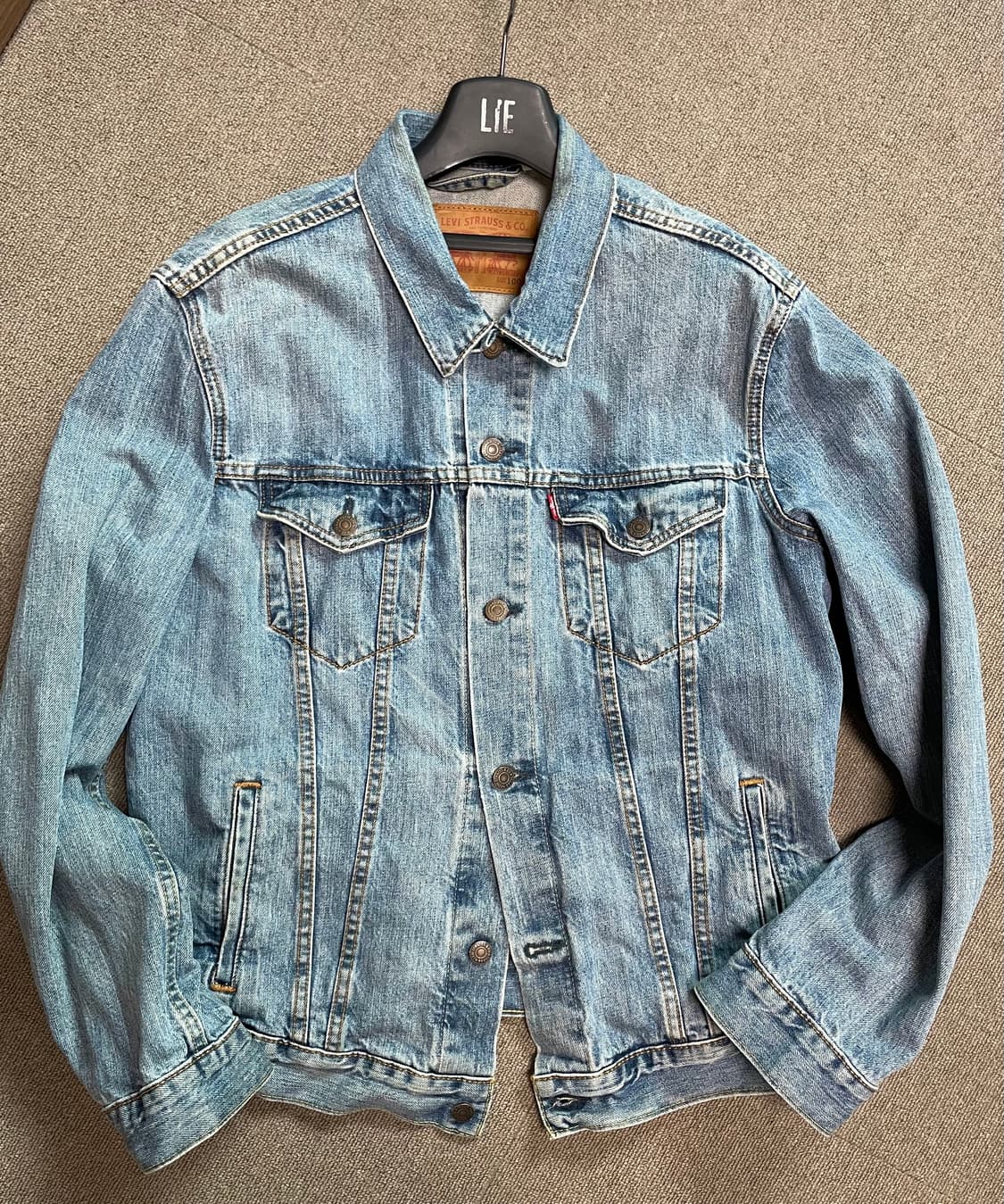 리바이스 연청 데님 트러커자켓 100(L) 상품이미지1