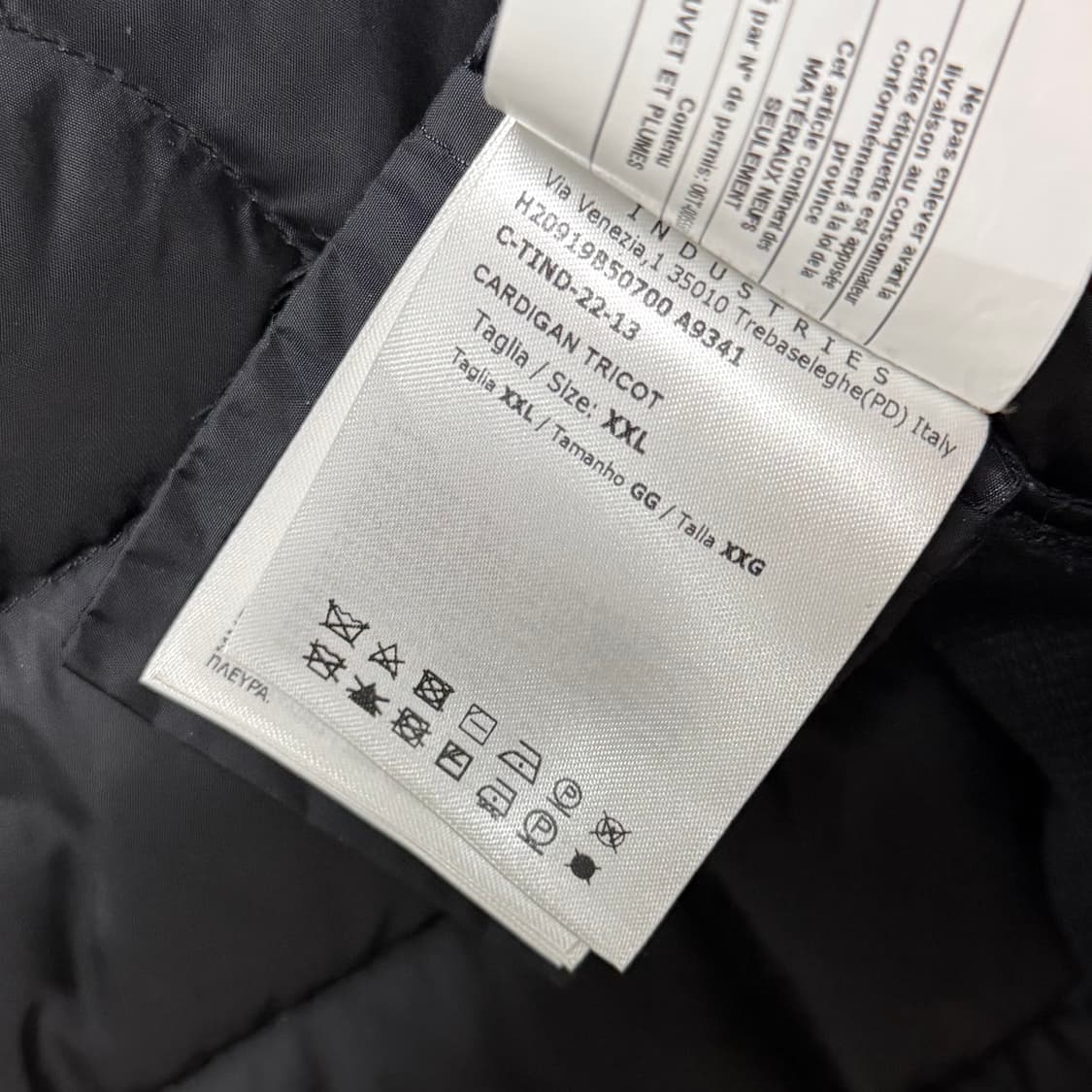 [S+급/2XL] 몽클레어 니트패딩 김현우 니트패딩 트리콧 블랙 상품이미지7