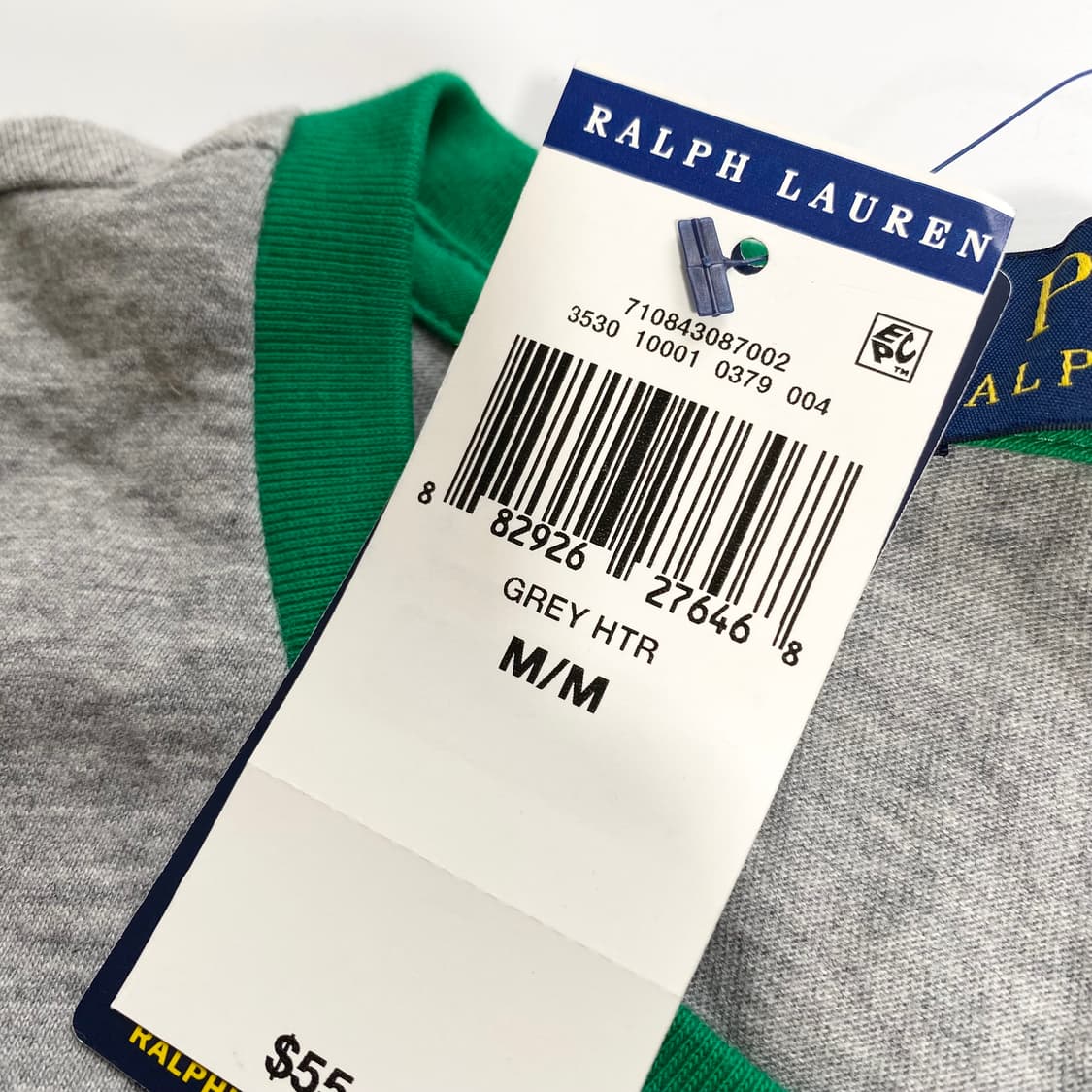 새상품 폴로 컬러블록 반팔 M 상품이미지4