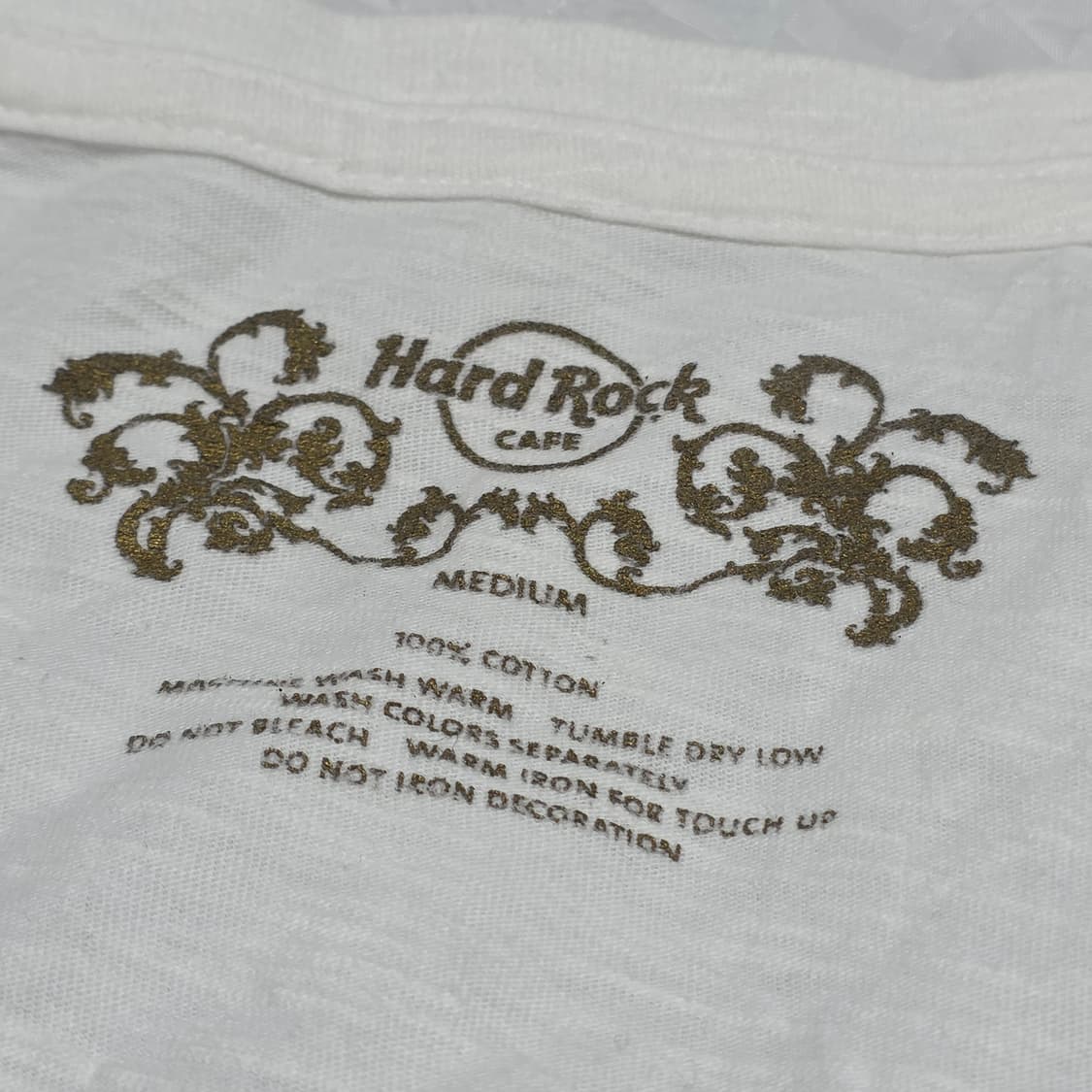 USA빈티지)Hard Rock Cafe 메탈락y2k 프린팅 반팔티셔츠 상품이미지4