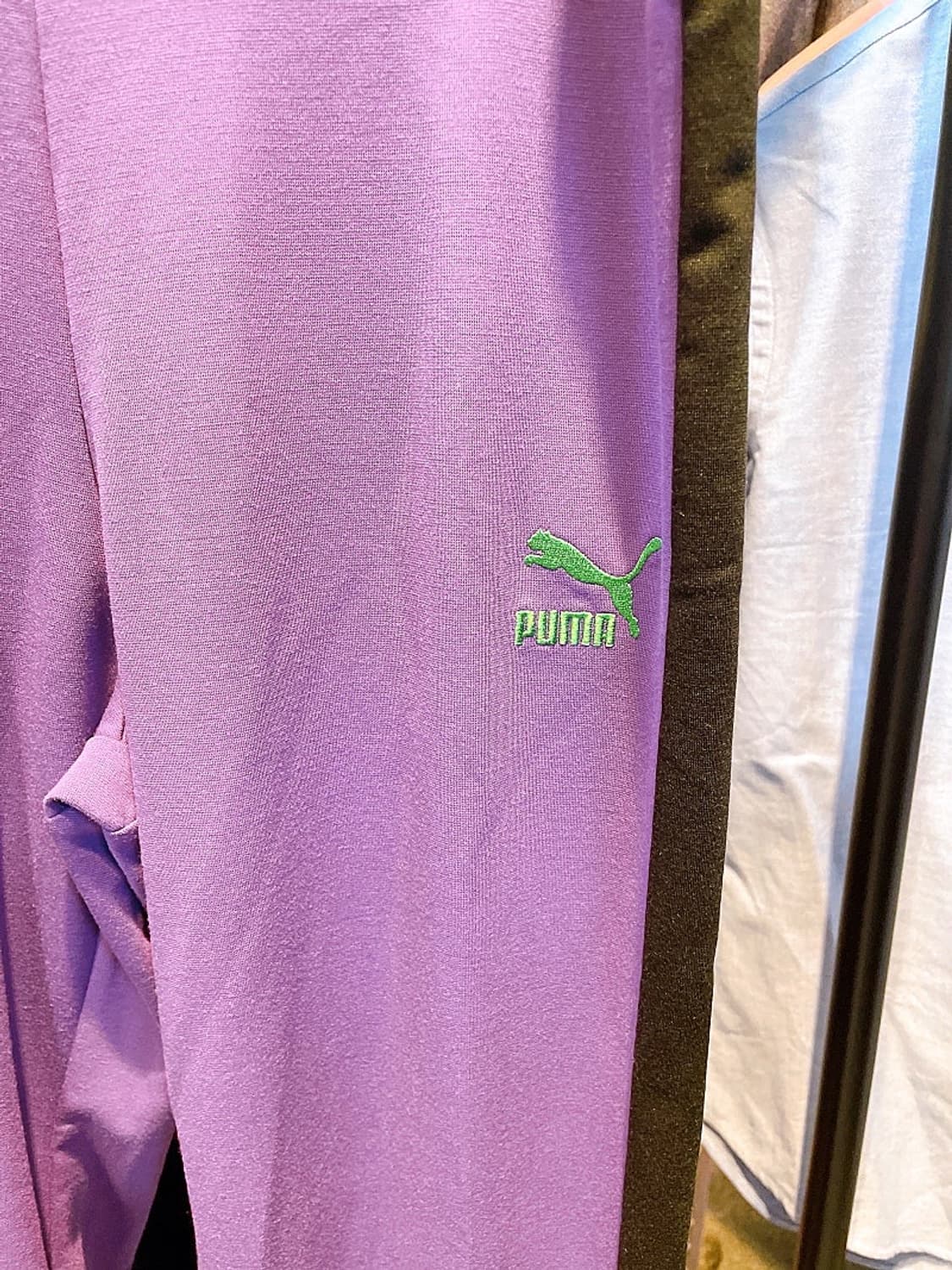 (정품/새상품) 푸마 X 두아리파 여성 퍼플 트레이닝 트랙 팬츠 상품이미지3