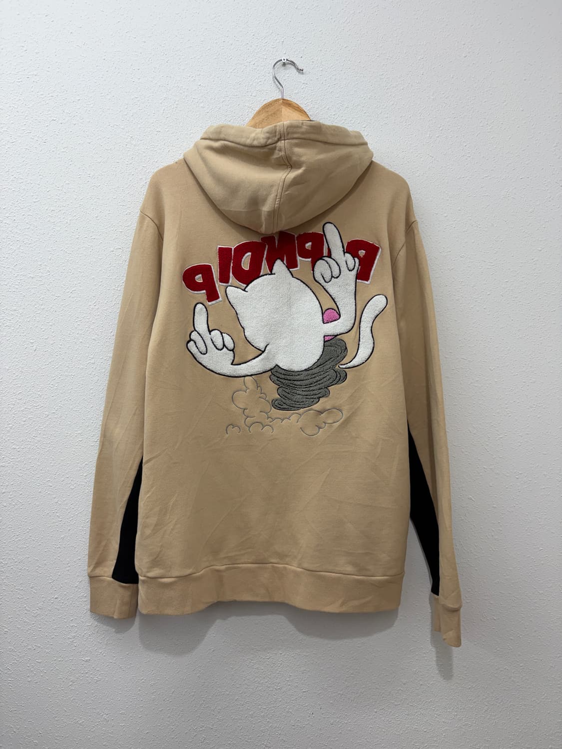 RIPNDIP 빅로고 고양이 자수 후드티 상품이미지8