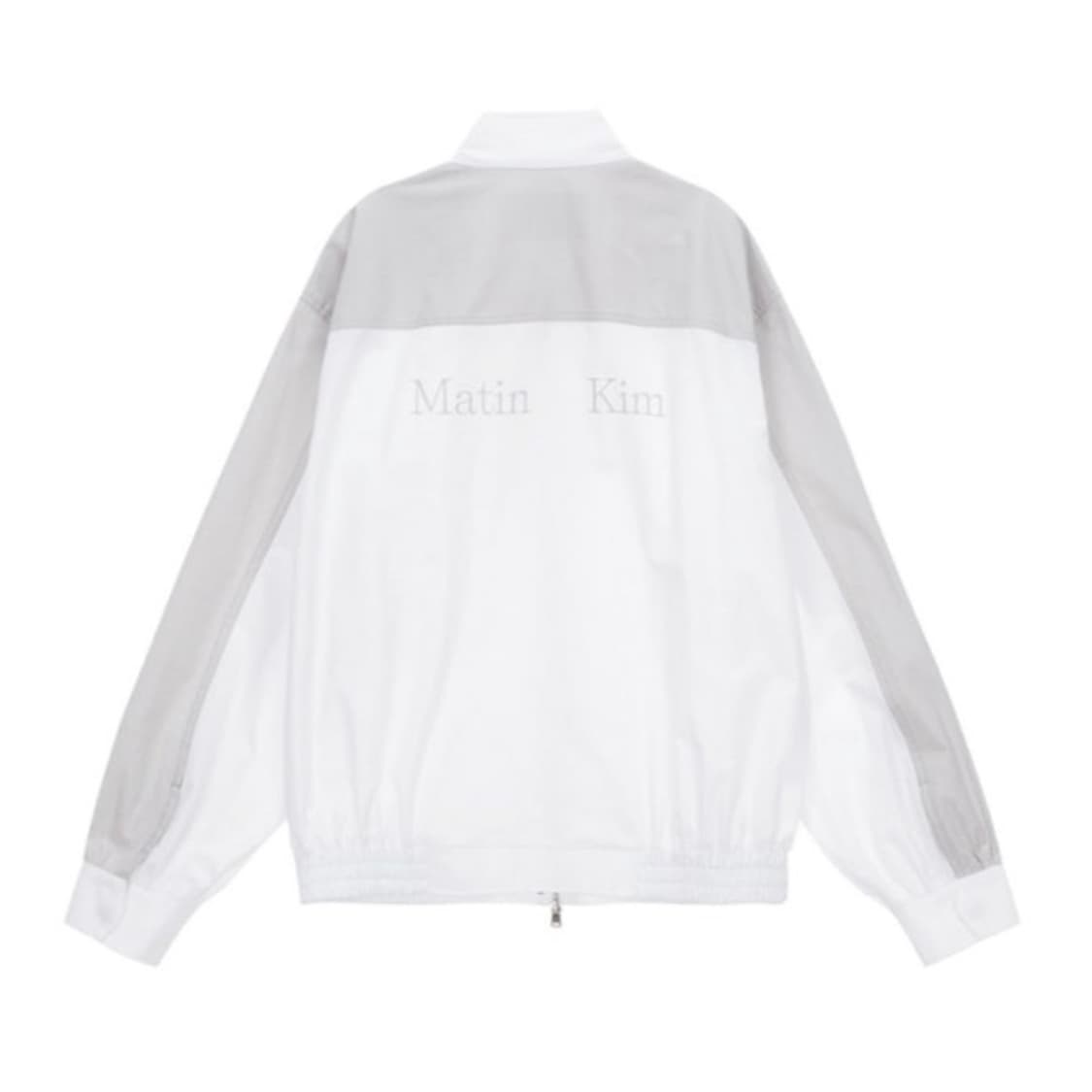 마뗑킴 코팅점퍼 화이트 상품이미지2