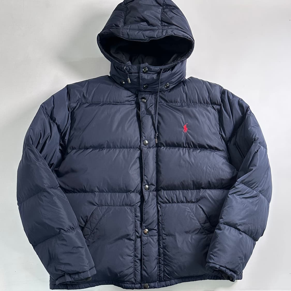 폴로 랄프로렌 네이비 후드 다운 파카 상품이미지1