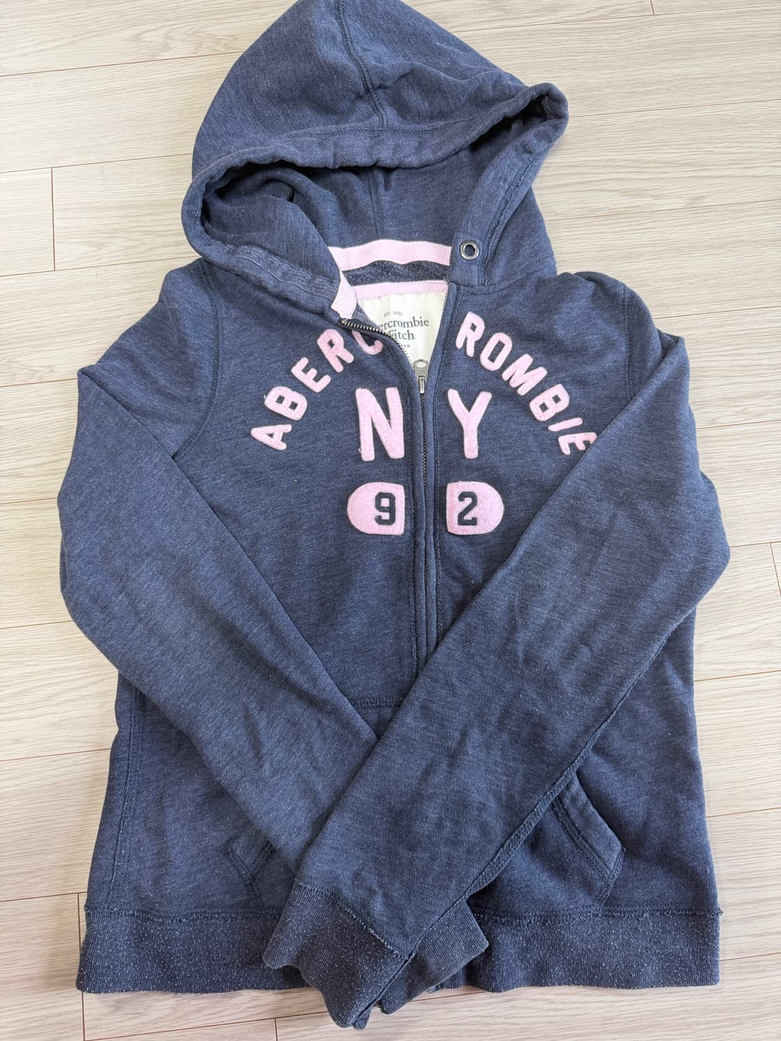 아베크롬비 네이비 후드집업 m 상품이미지2