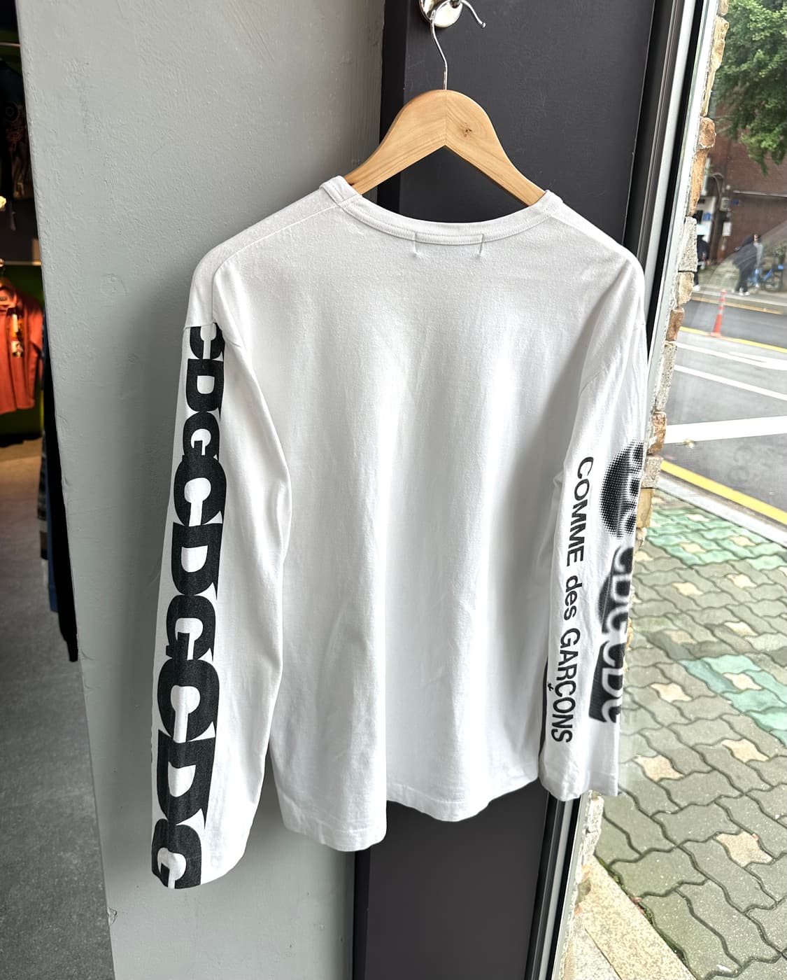 L/ 꼼데가르송 CDG 암프린팅 긴팔 상품이미지6
