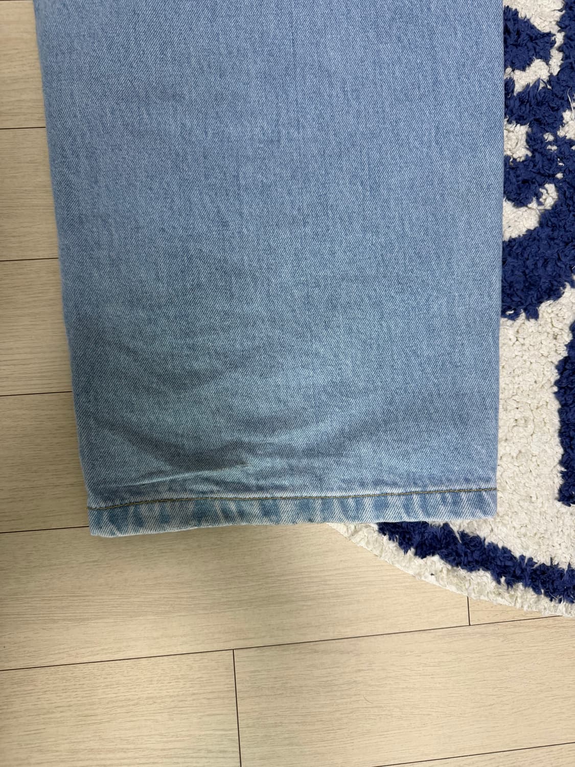 칼하트 윕 브랜든 팬츠 블루 스톤 블리치드 XL사이즈 상품이미지5