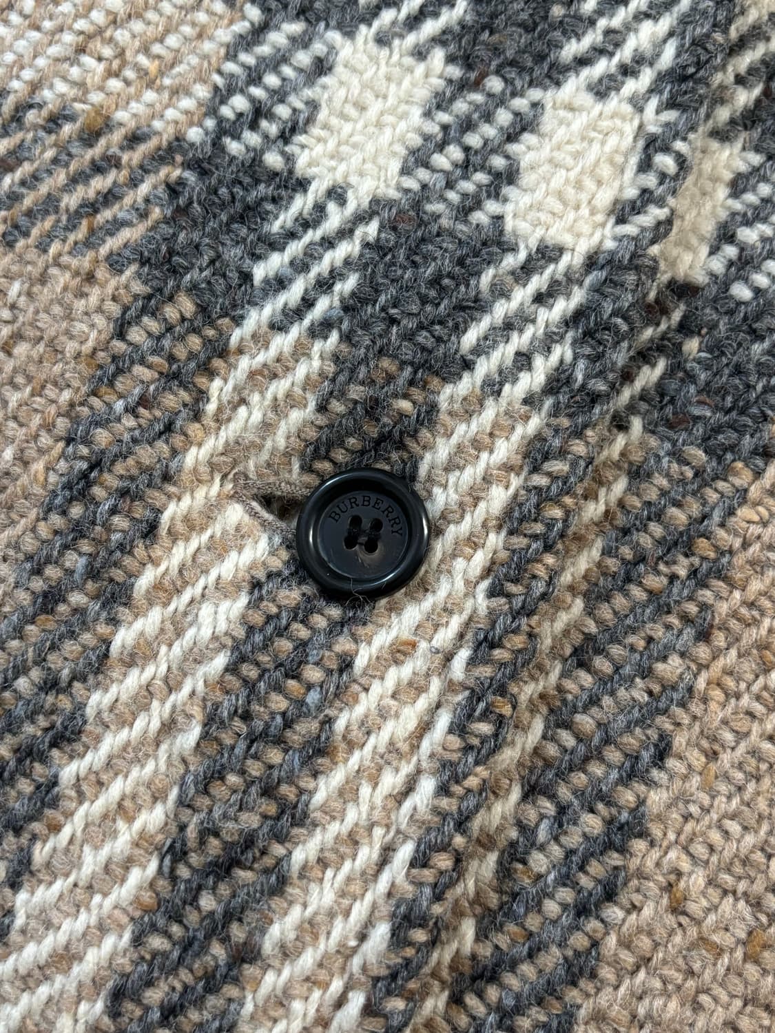 Burberry 버버리 싱글 패턴 체크 코트 상품이미지8