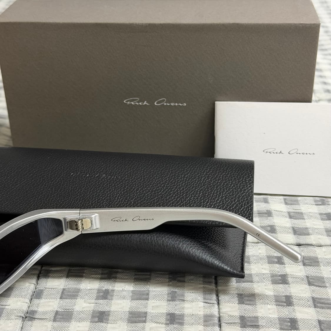 (OS) Rick owens 릭오웬스 fog 미러 선글라스 실버 상품이미지5